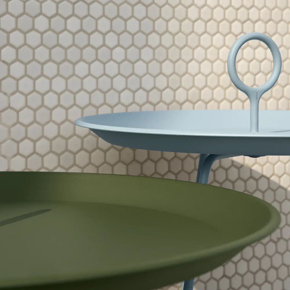 EYELET Beistelltisch Ø45 cm Olive Green