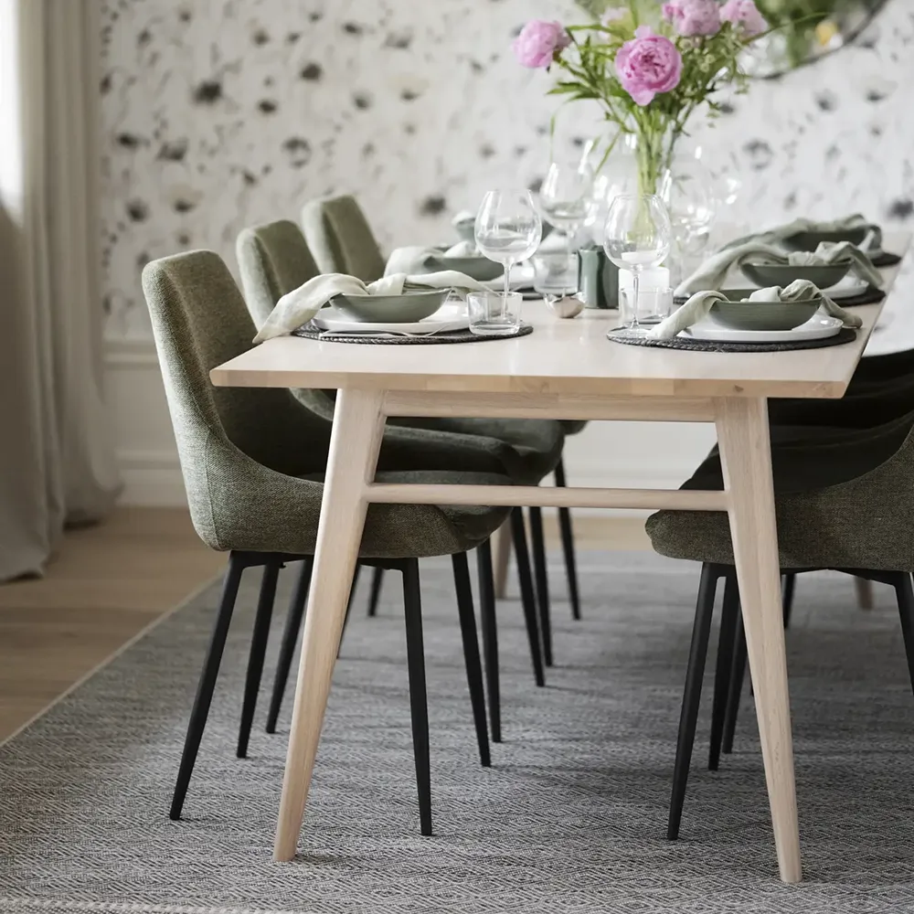 Sierra Esszimmerstuhl grün stoff