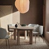 Handgewebter Wollteppich Check 140x200 cm Off-White