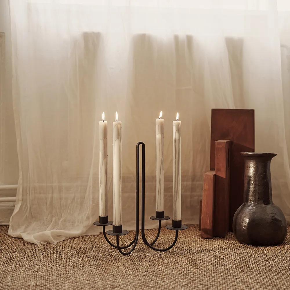 Kerzenständer Sway Black