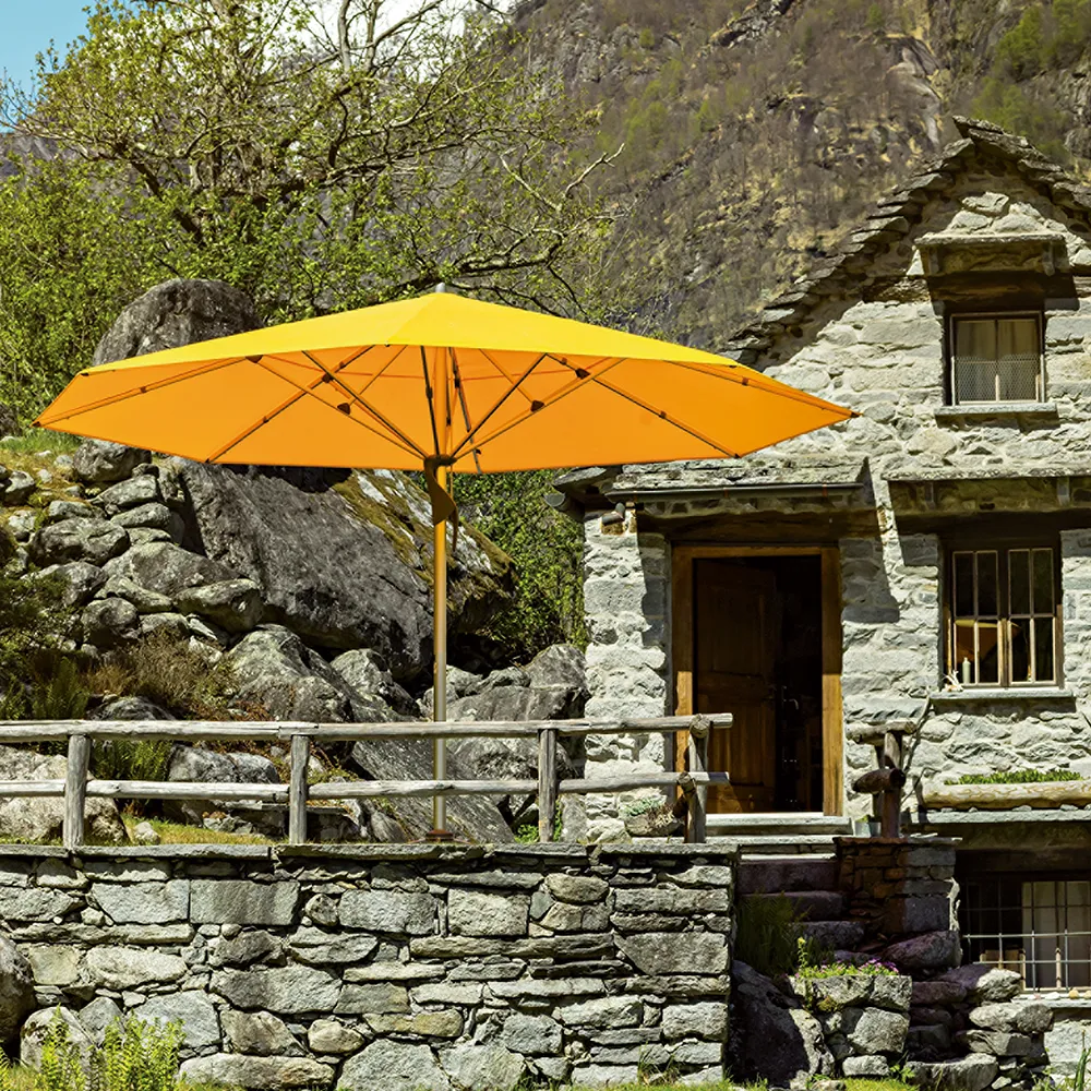 Fortello 400 cm sonnenschirm alu Cat.2 158 Off white