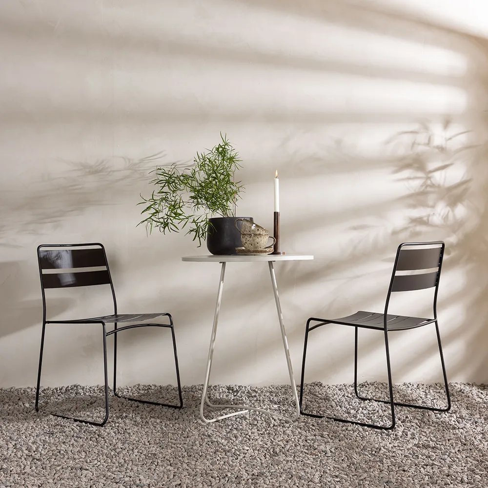 Lina Dining Chair Schwarz 2er-Pack