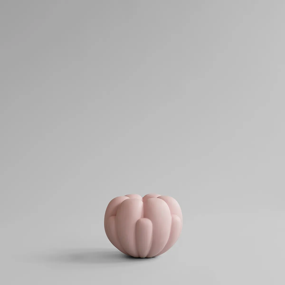 Handgefertigte Vase Bloom Petit Rose H18 cm