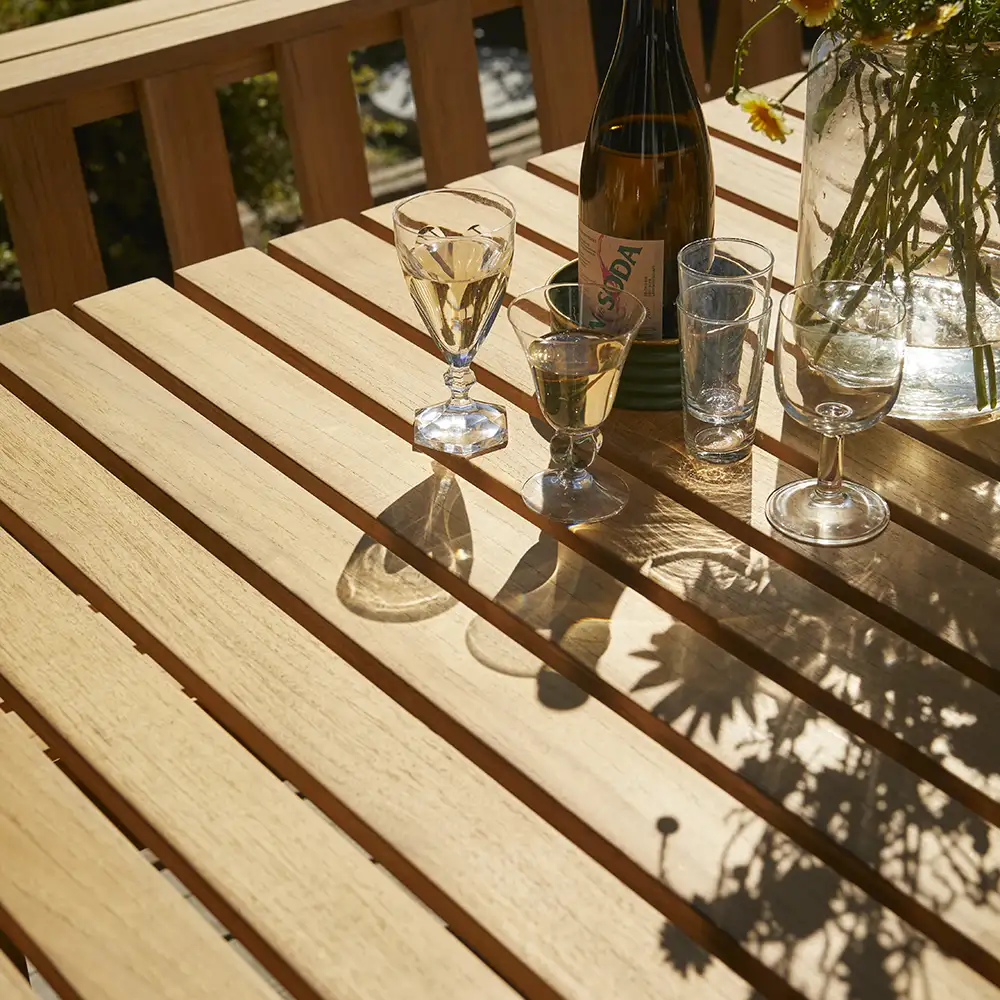 Plank Esstisch 160x90 cm Teak