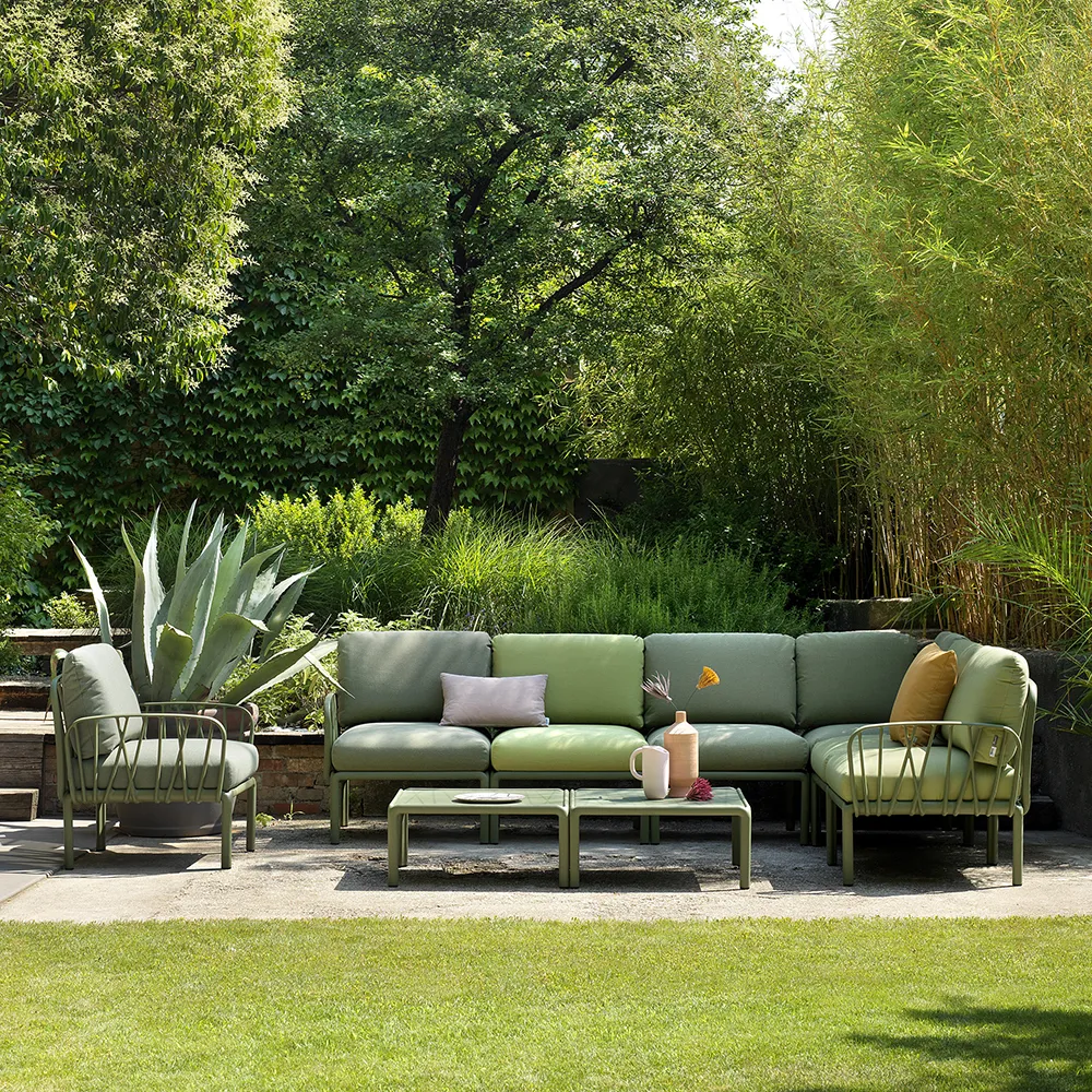 Komodo 5 Ecksofa Agave - Tech Panama