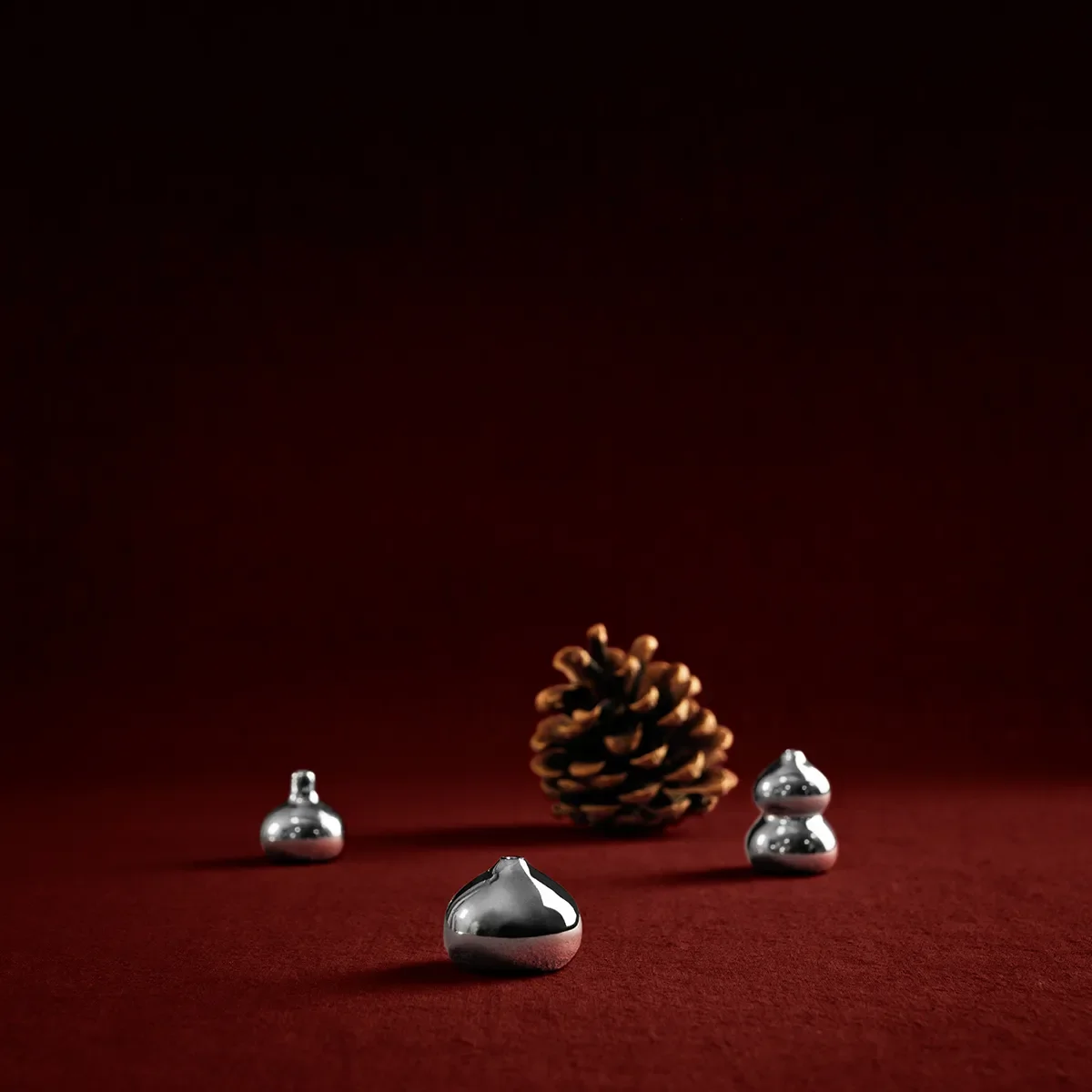 Minivase Komo Silver 3er-Set