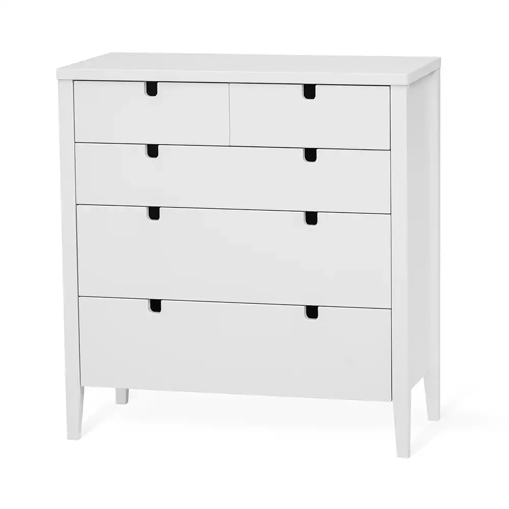 Klinte Kommode 3+2 Schubladen weiß