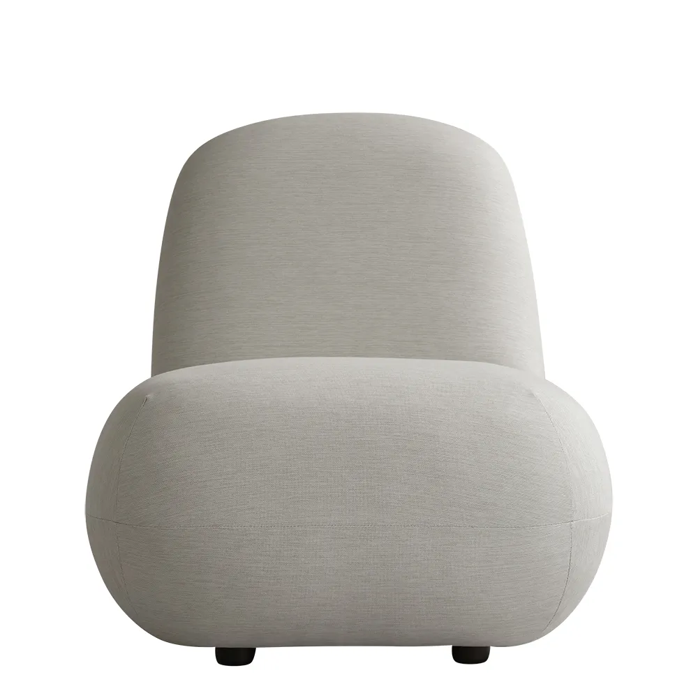 Toe Loungesessel Flat - Warm Ash