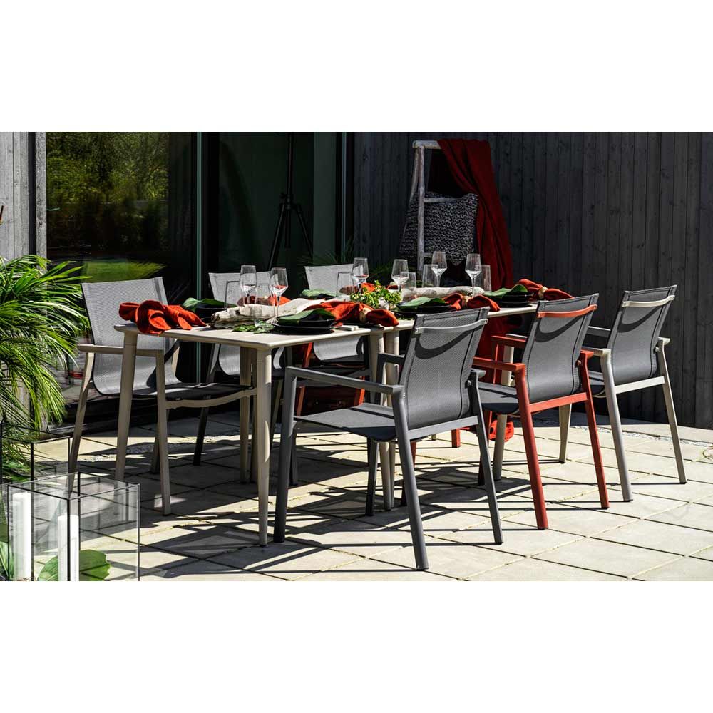 Delia & Nimes Esstischgruppe Textilene 