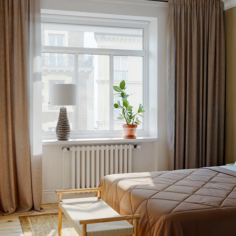 Bartha Tischleuchte braun/beige