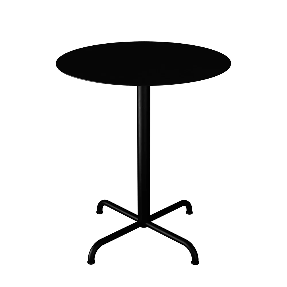  PICO Couchtisch Ø64 cm, Gestell 4 Beine Black