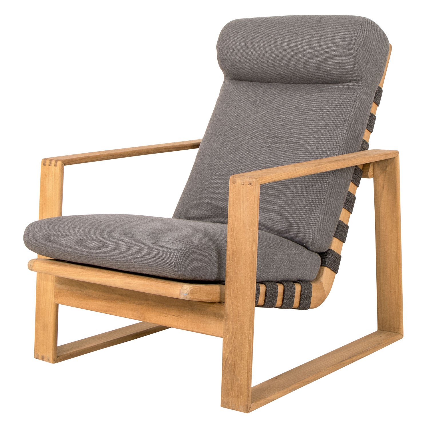 Endless Armchair Teak Inklusive Graue Airtouch Kissen 
