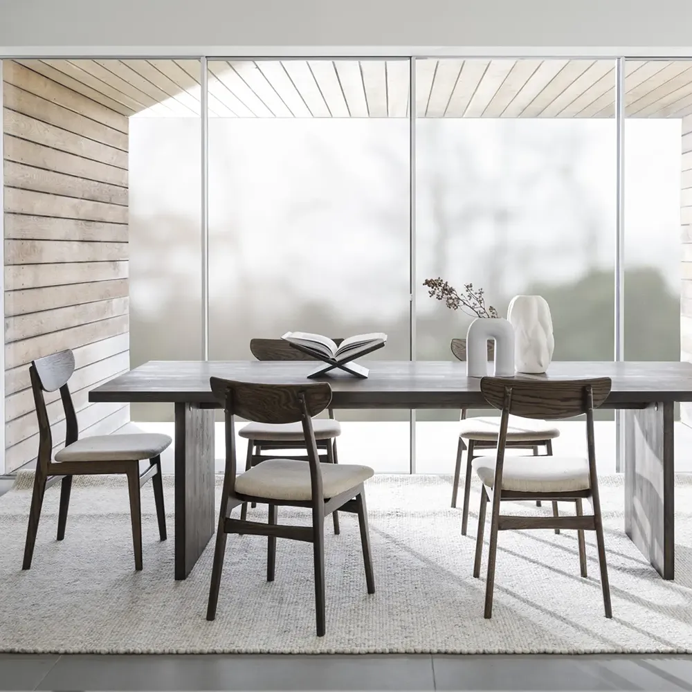 Rodham Stuhl braun Eiche/beige