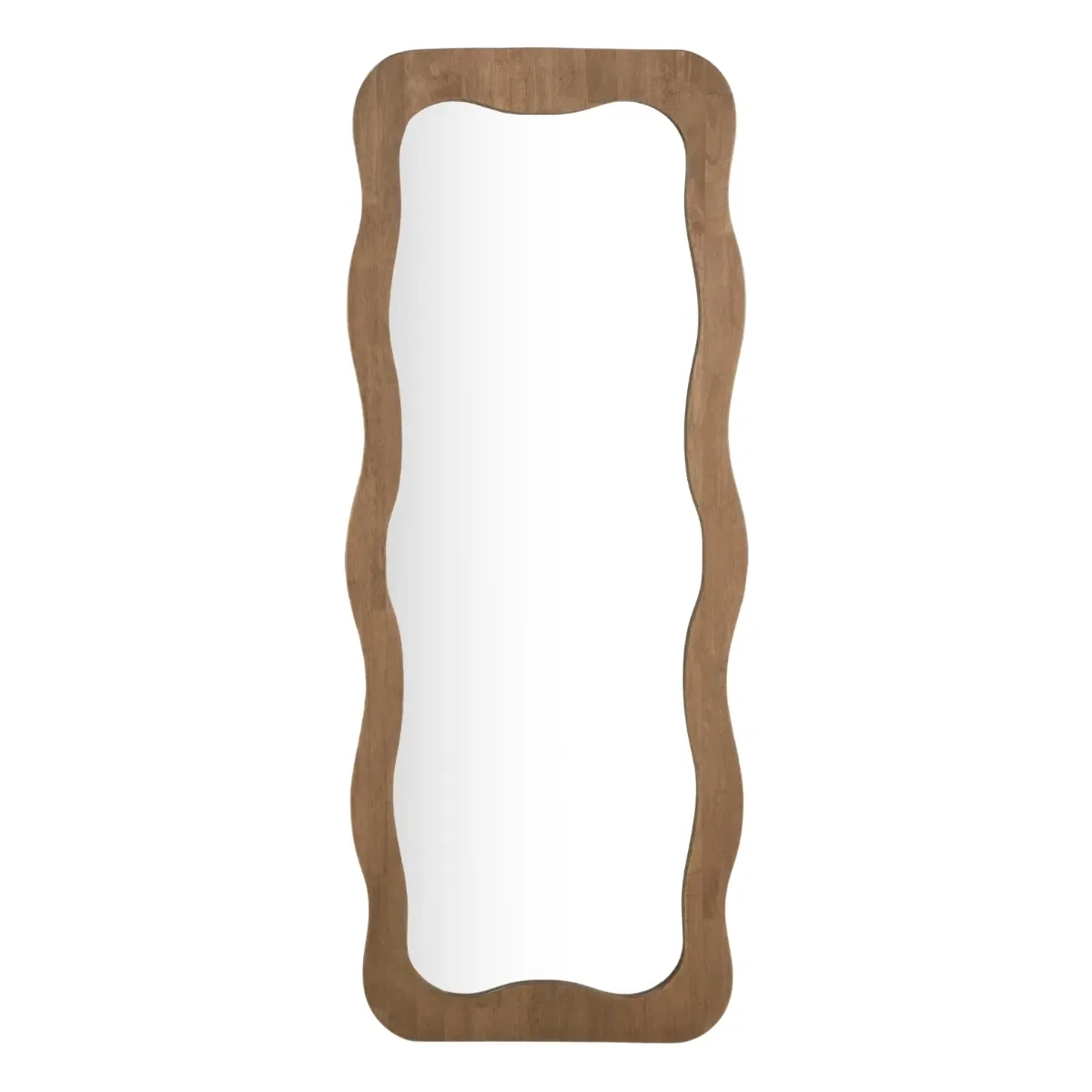 Mira 72x2x180 cm Glas & rubberhout Natur