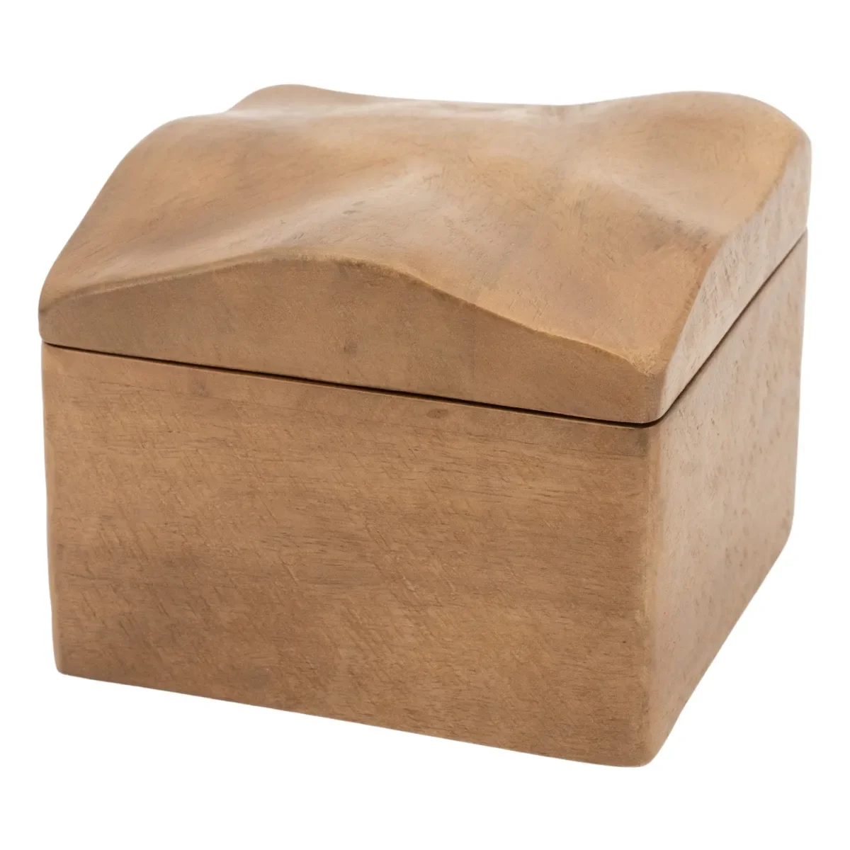 Hako small 15x15x12 cm Mangoholz Braun