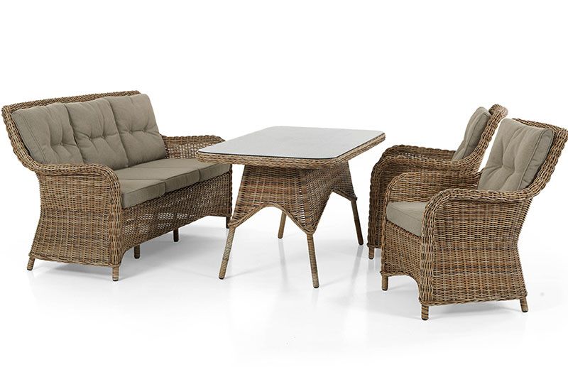 Modesto Sessel Braun Künstliches Rattan 
