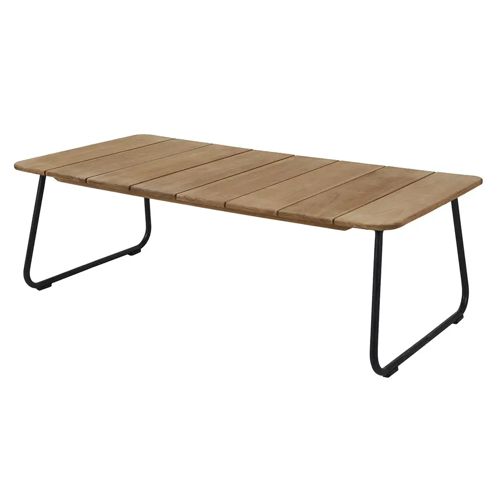Nolli Couchtisch 70x140 cm schwarz/teak