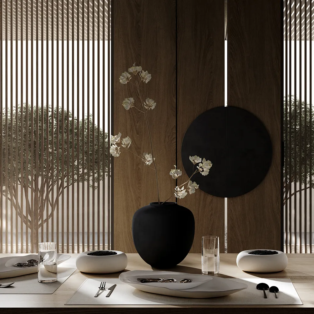 Sunao Vase Medio - Black