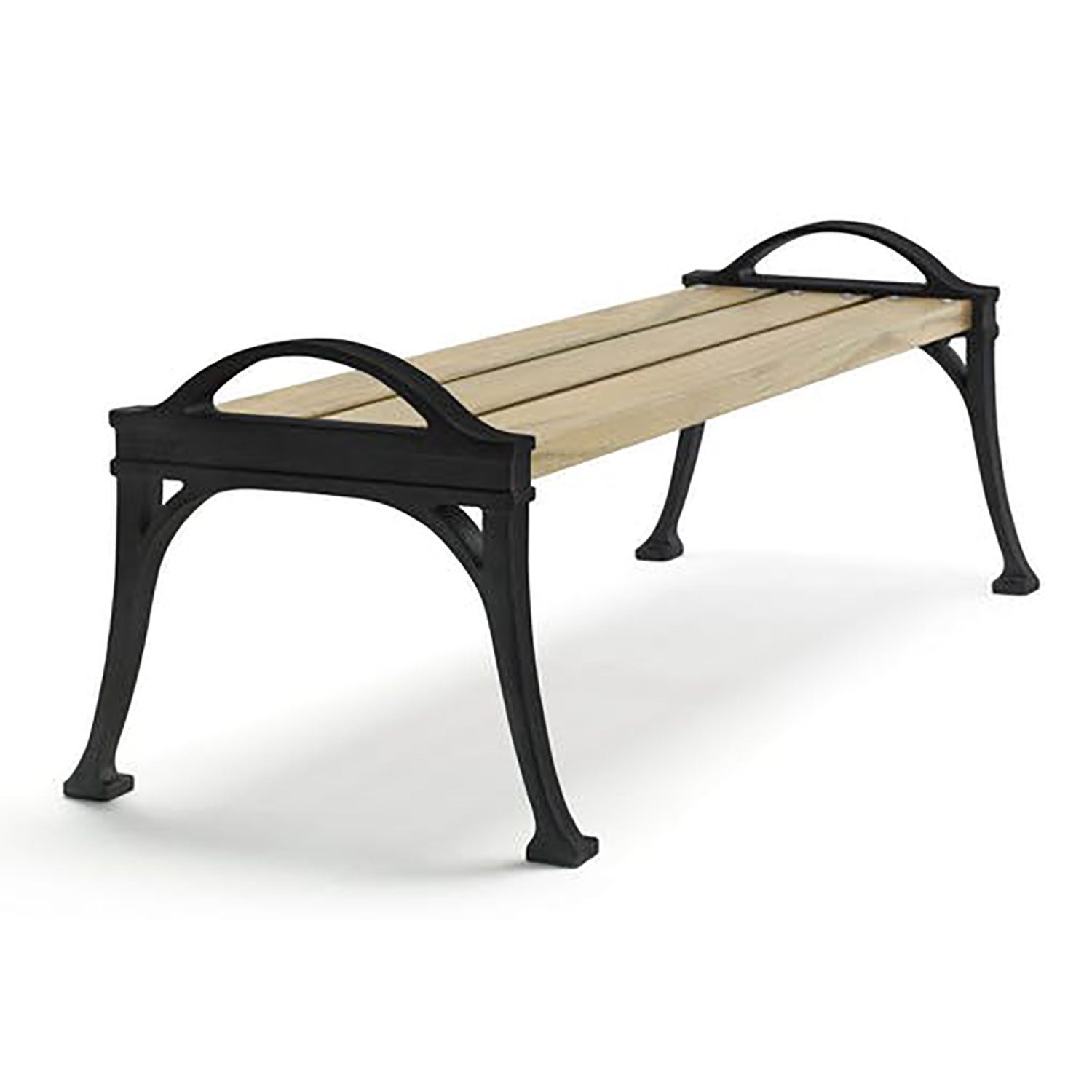 Lessebo Bank schwarz geölt Eiche
