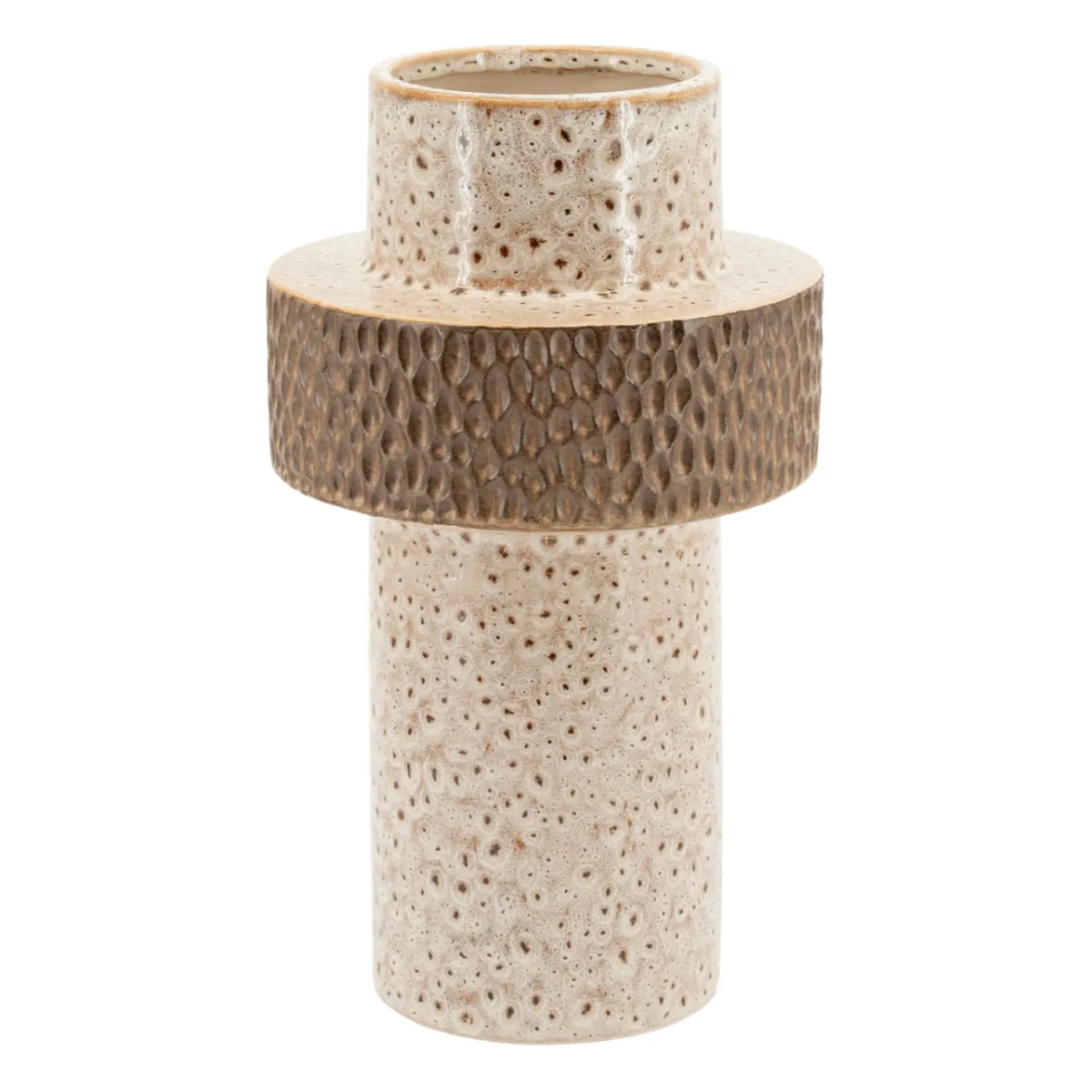Nadir medium 21x21x36 cm Steingut Braun