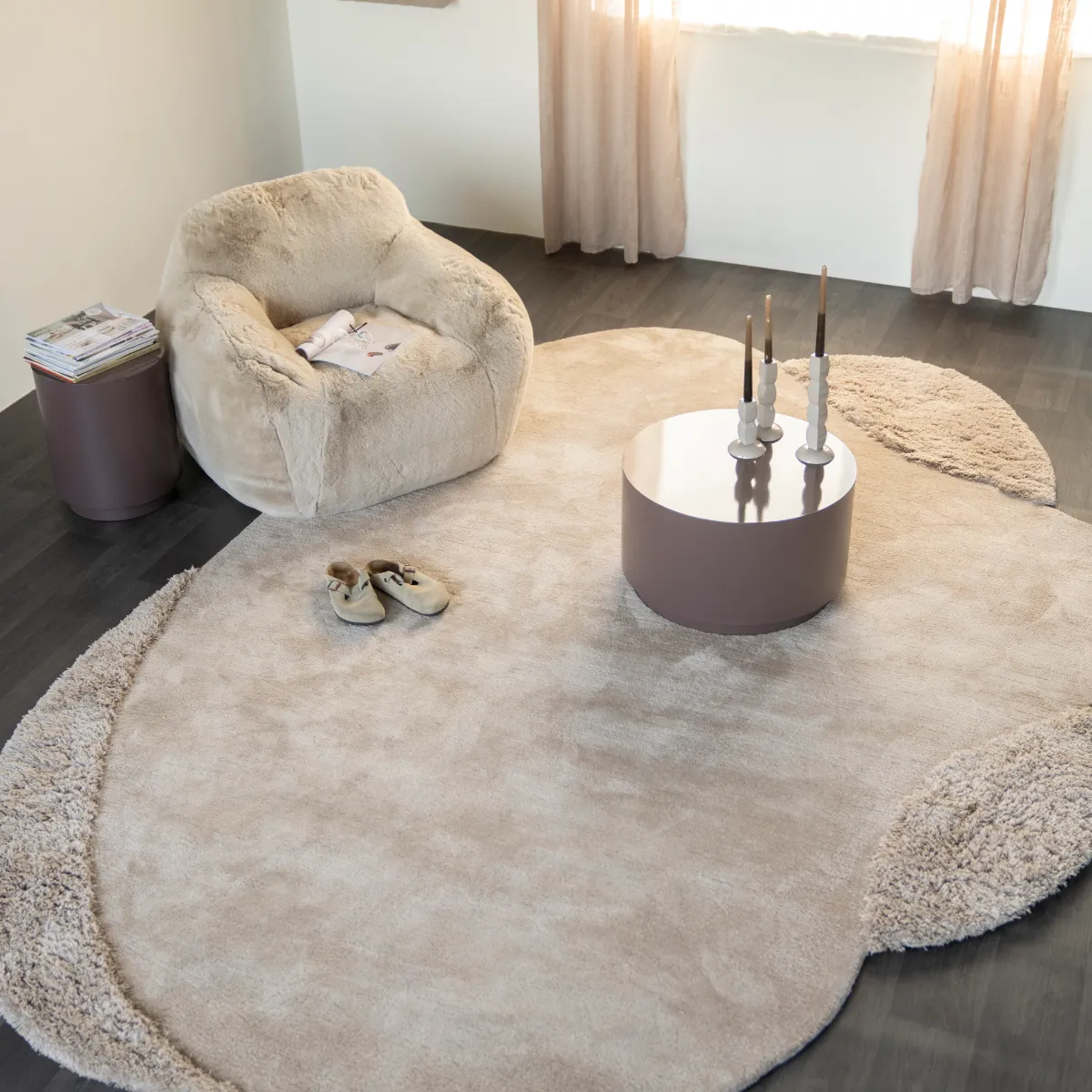 Teppich Praia Beige 345x245 cm