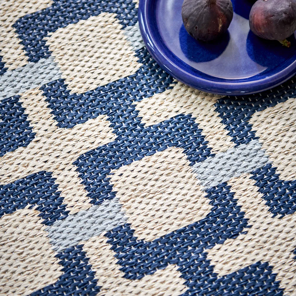 Tom teppich Ocean Blue/Cream/Blue Fog 70 x 240 cm