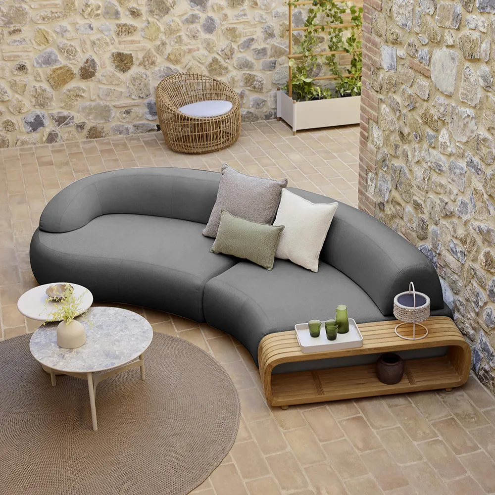 Mellow Sofa Mittelmodul Grey