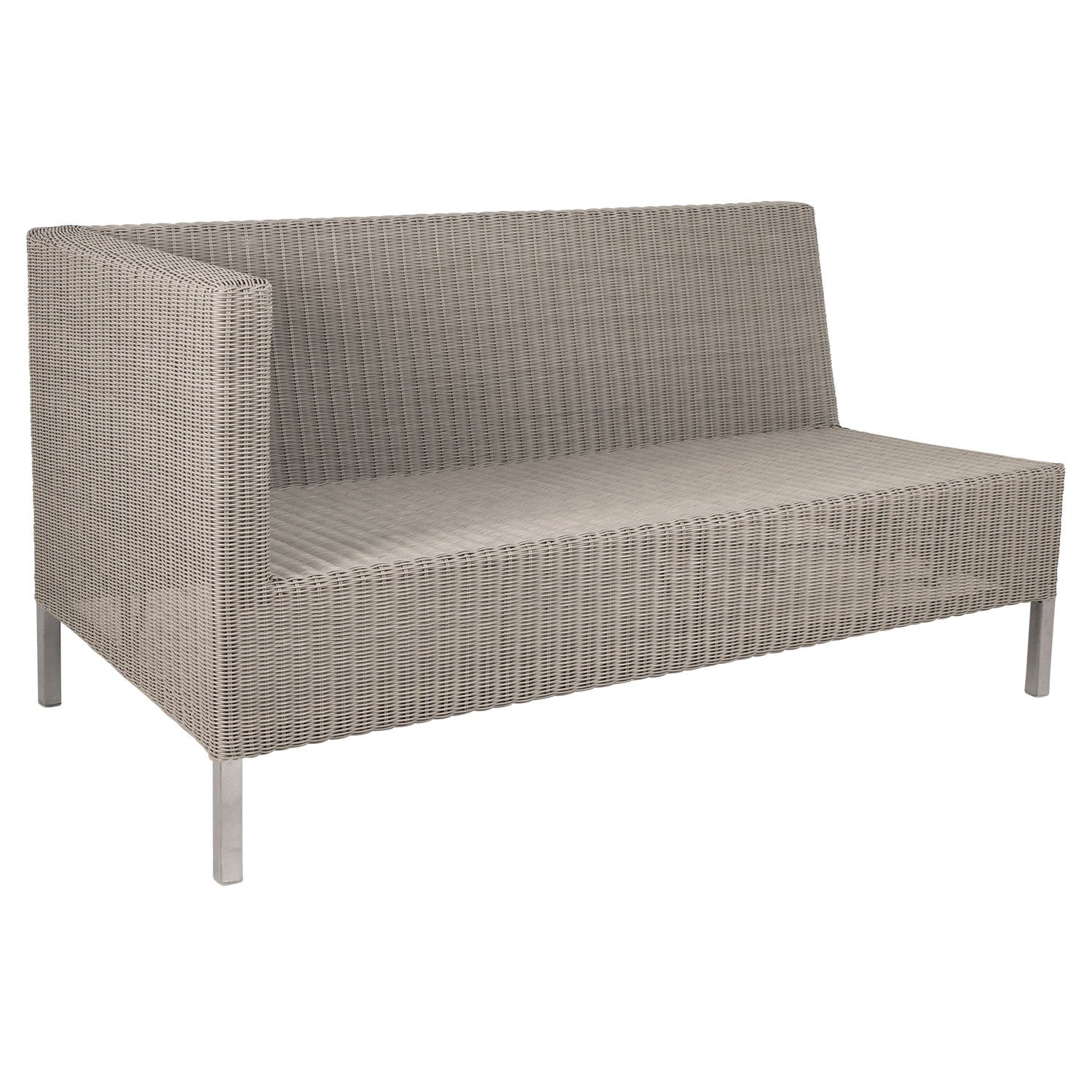 Connect Dining Lounge 2 Sitzer Sofa Rechtes Modul Taupe, Can 