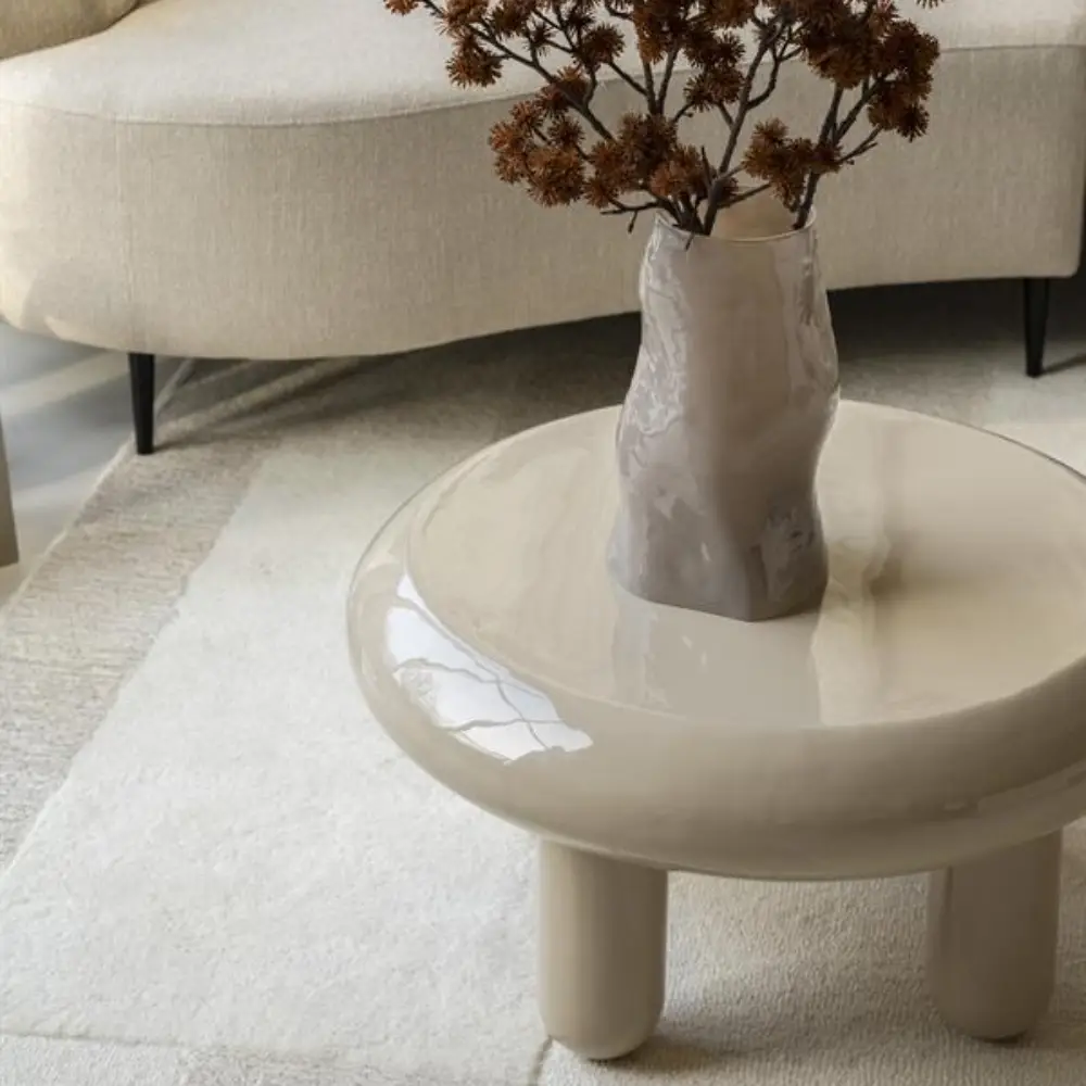 Balloon Couchtisch- beige 70x70x35 cm