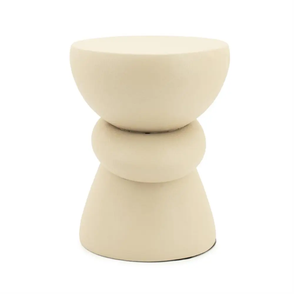 Kerun Beistelltisch - beige 35x35x47 cm