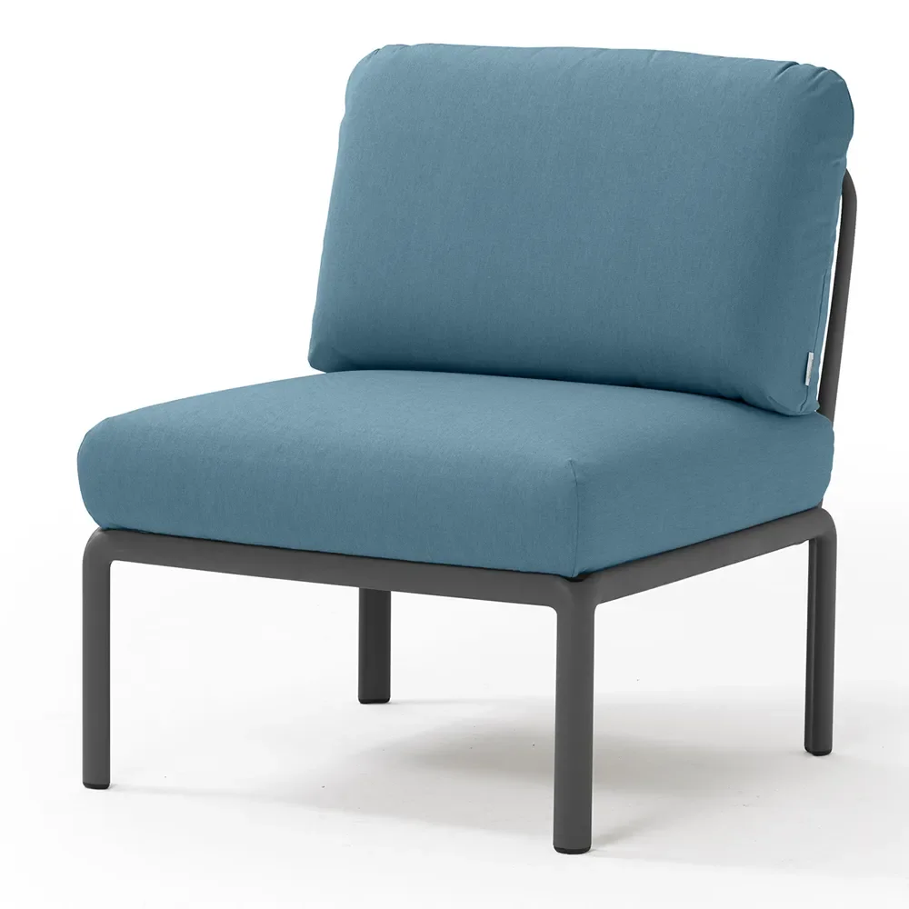 Komodo-Mittelteil Anthrazit-Adriatic Sunbrella