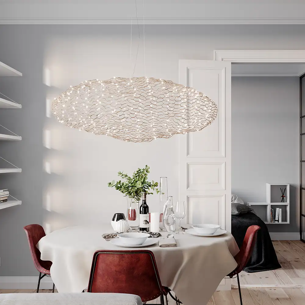 Hayden Deckenleuchte L115cm Gold