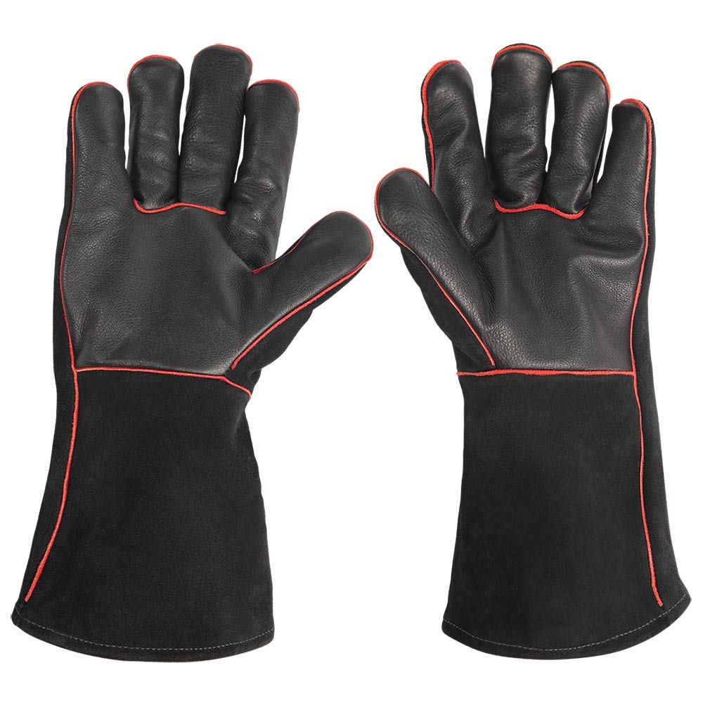 Grillhandschuhe aus Leder