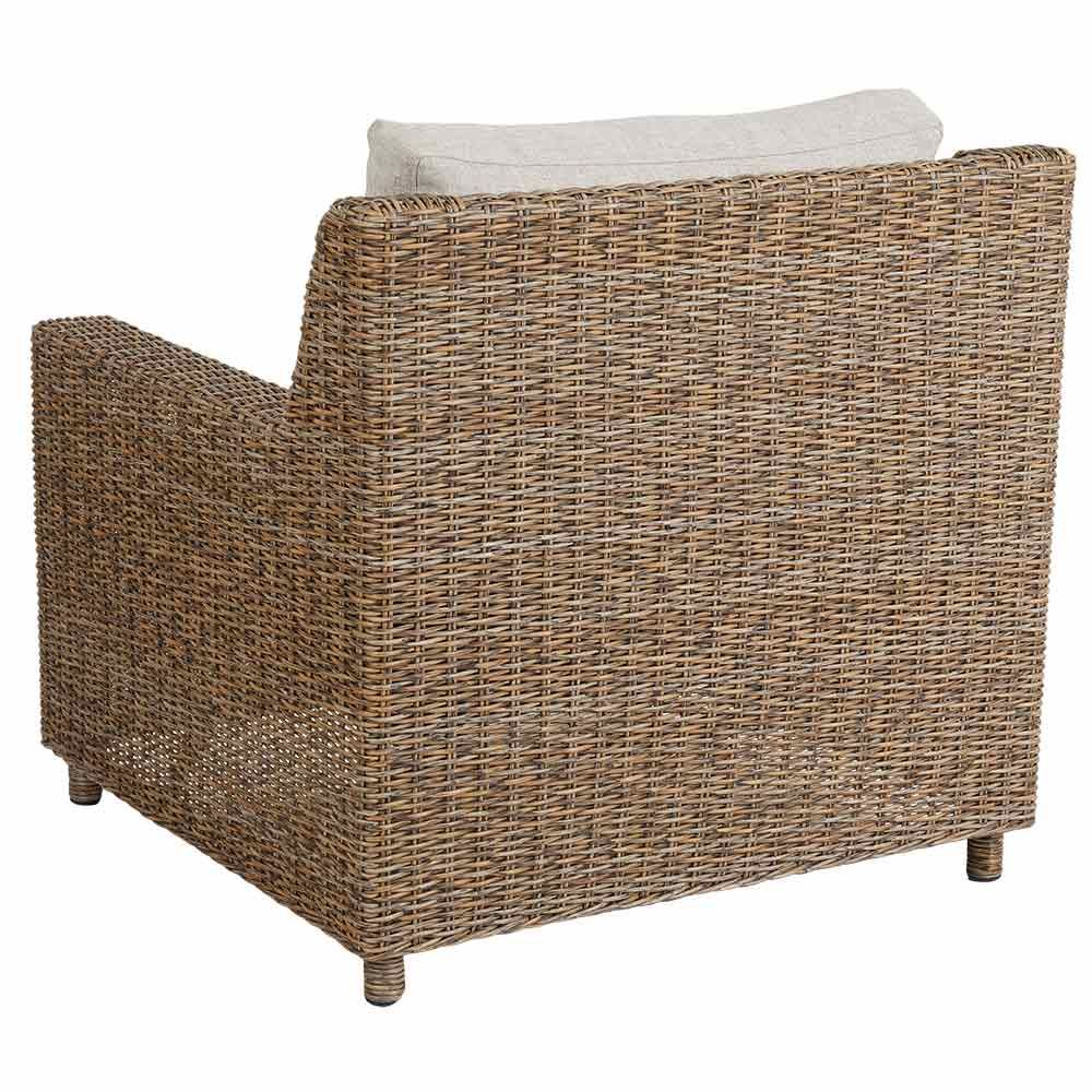 Sandkorn Sessel natürliches synthetisches Rattan