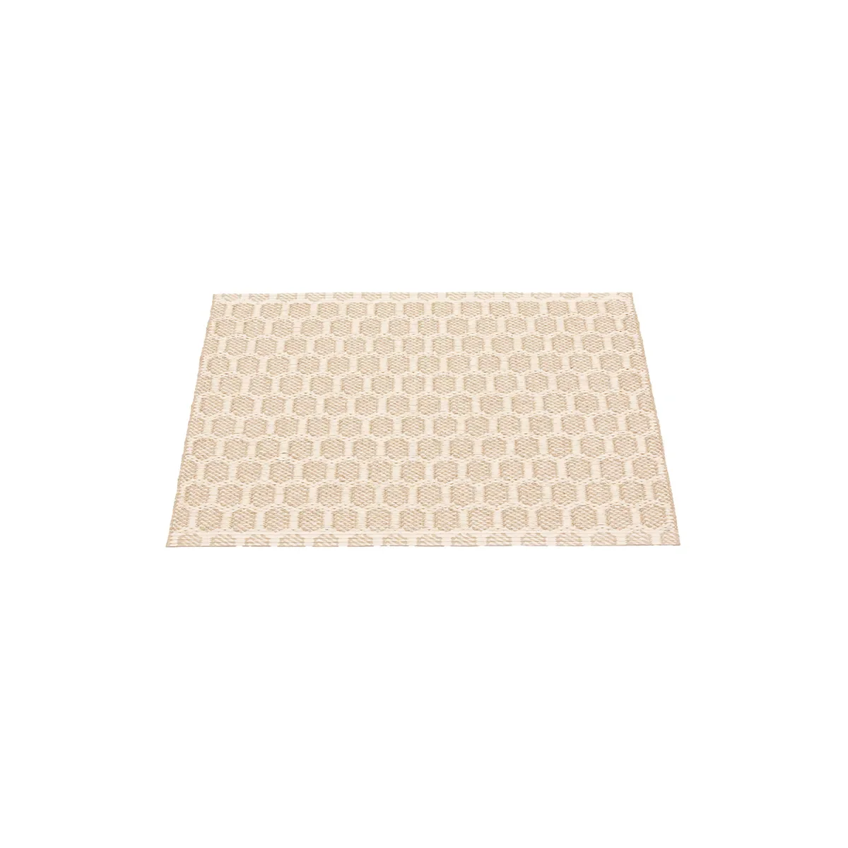 Wendbarer Kunststoffteppich MIMI Beige/Vanilla 70x50 cm