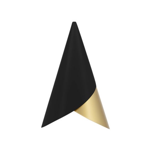 Cornet Lampenschirm Black/Brass