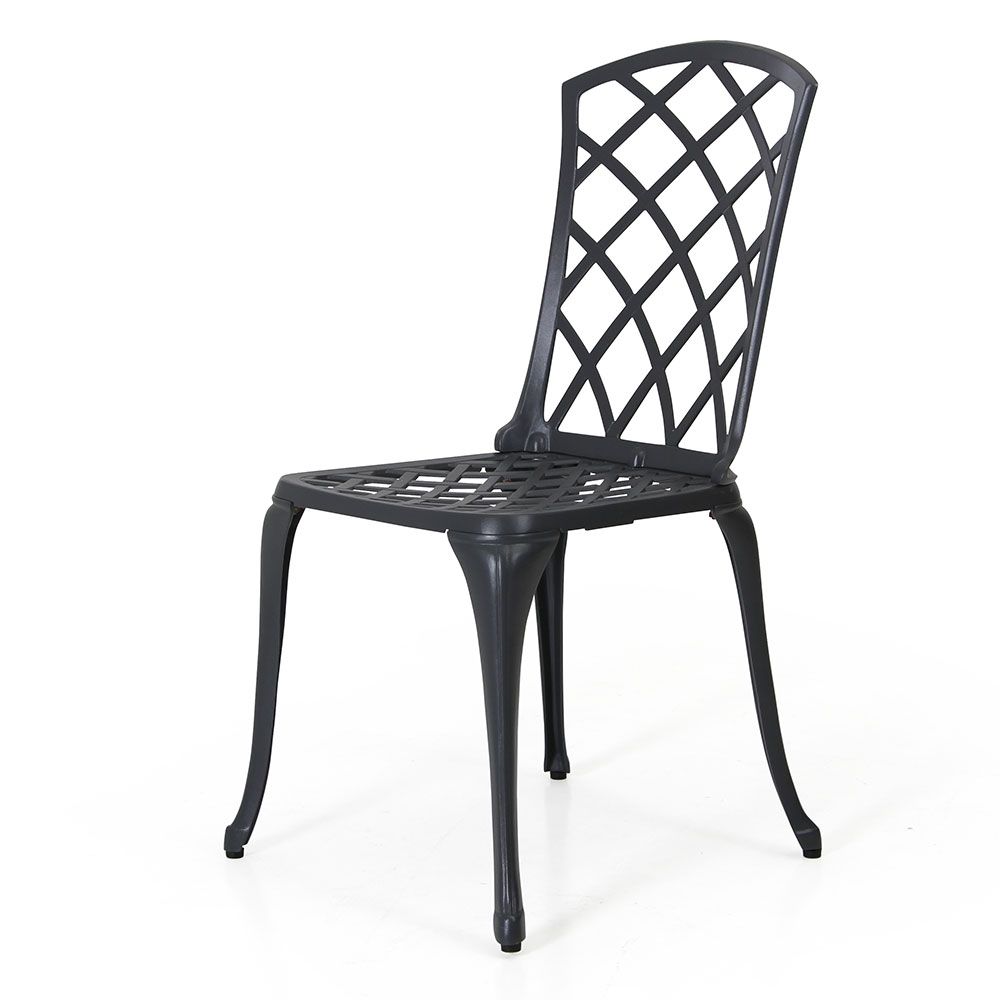 Arras Esszimmerstuhl anthrazit Aluminium