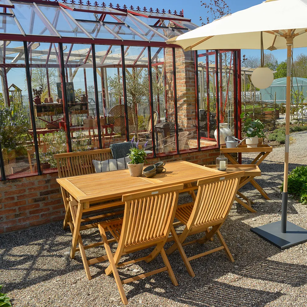 Turin Esszimmerstuhl Natur Teak