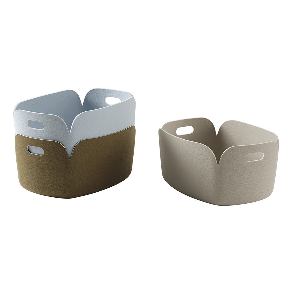 Restore Basket Aufbewahrungsbox 48 x 35 cm - Light Blue 