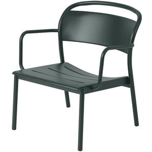 Linear Steel Sessel Dark Green
