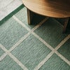 Gewebter Teppich Criss Pop Misty Mint