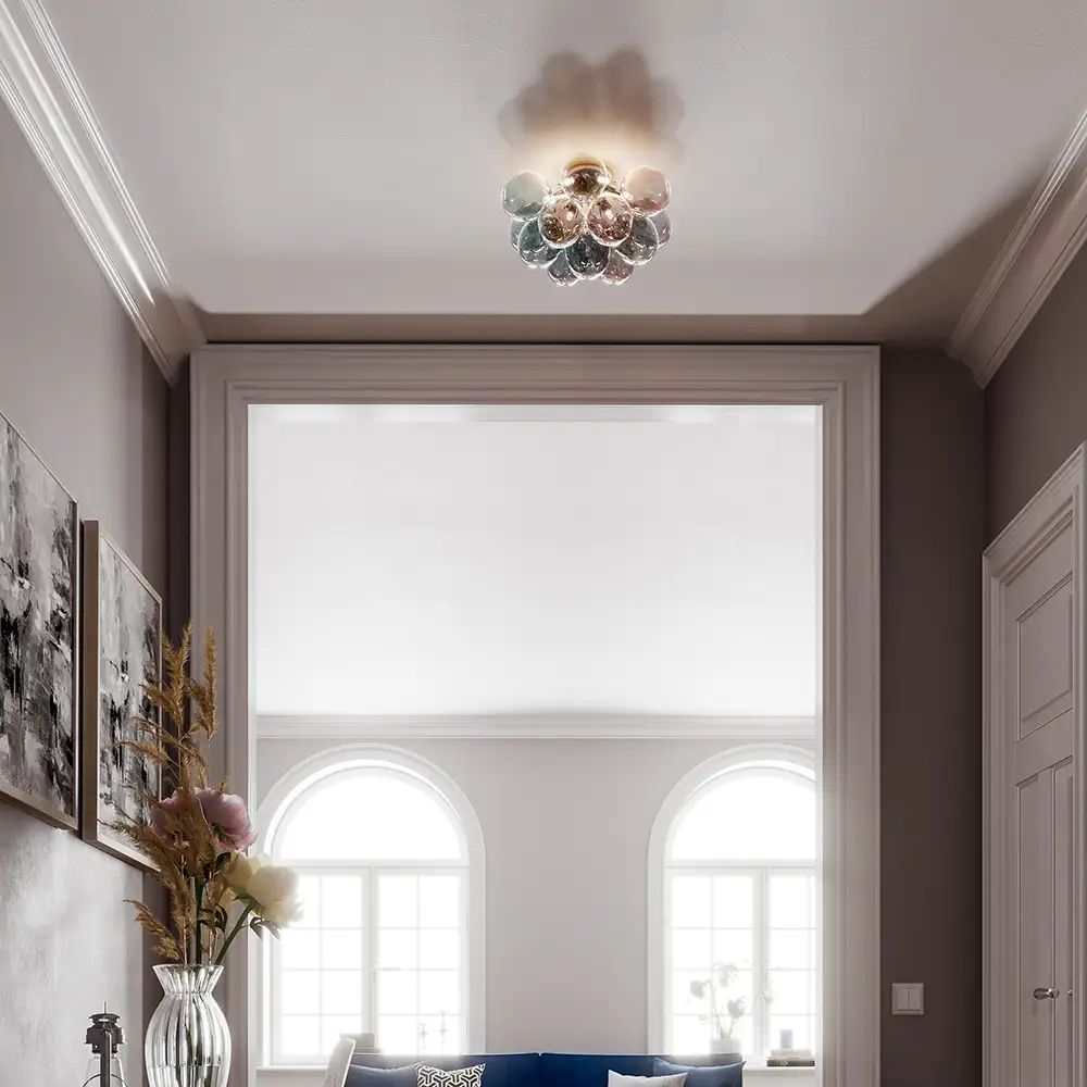 Gross Decke Ø30cm Rauchgrau