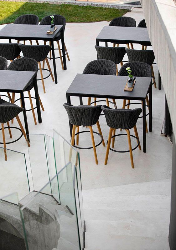 Peacock Barhocker Dunkelgrau