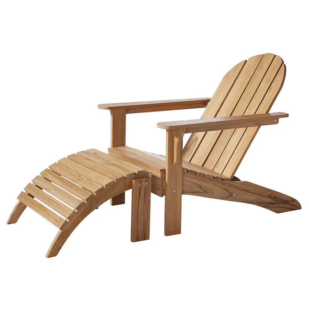 Adirondack Sessel inkl. Hocker Teak