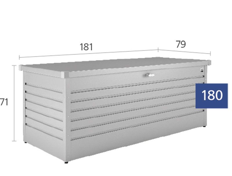 Freizeitbox 180 Quarts grau Biohort