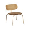 Curious Loungesessel Eiche/Messing Sugar Brown