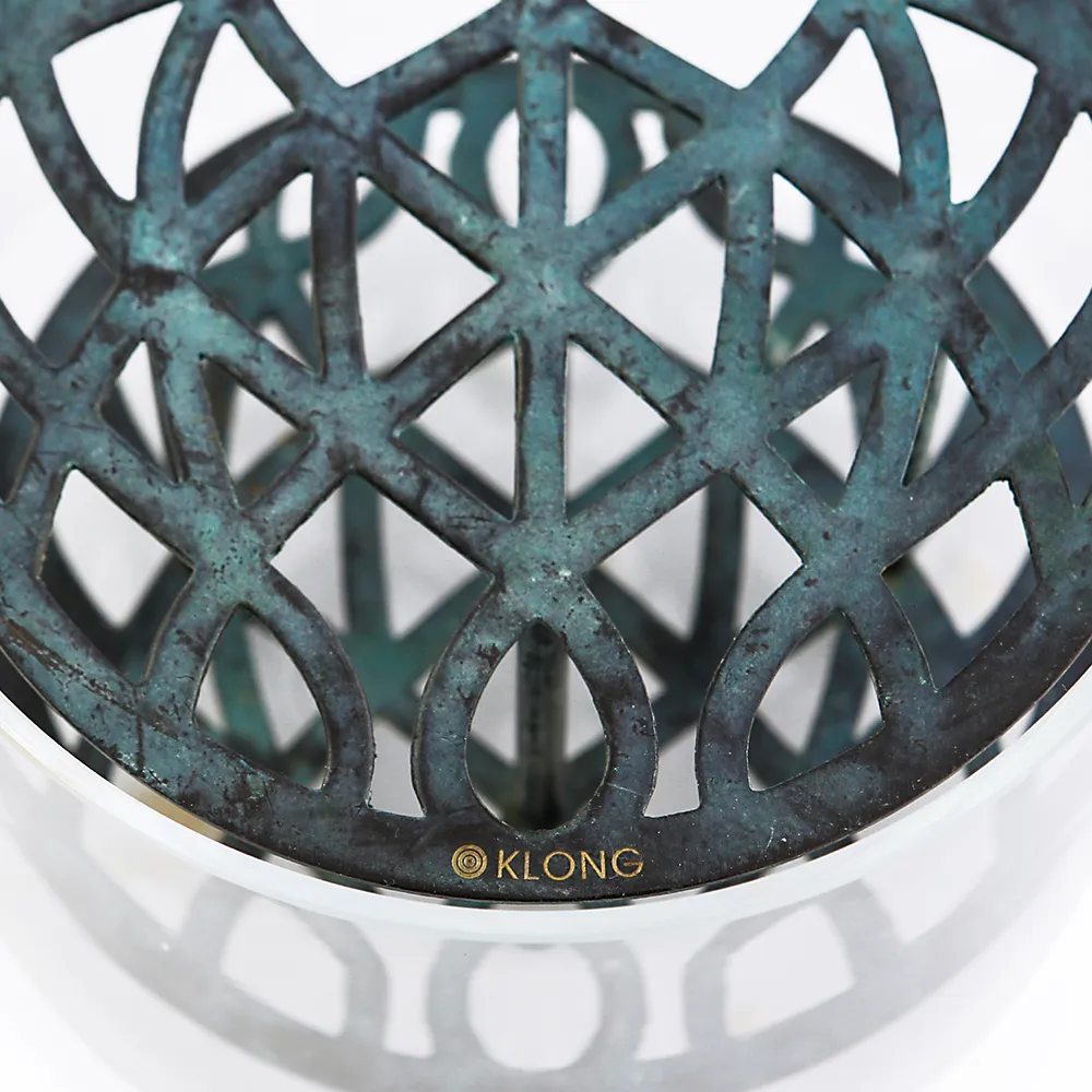Vase Äng Small Blaugrün