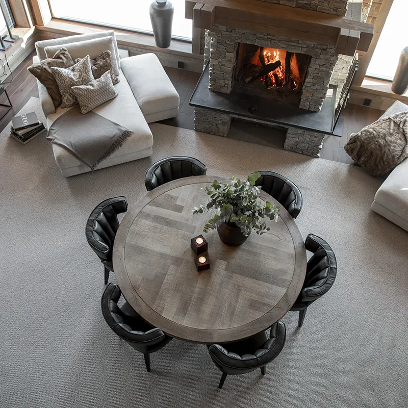 JOSH Esstisch Ø170 schwarz