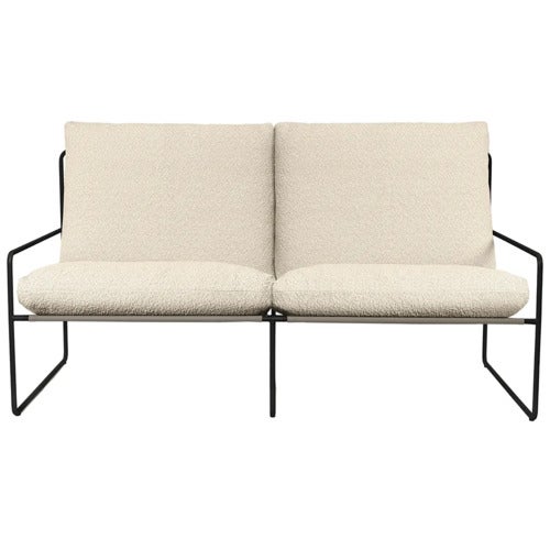 Desert 2-Sitzer Sofa Black/Off-white