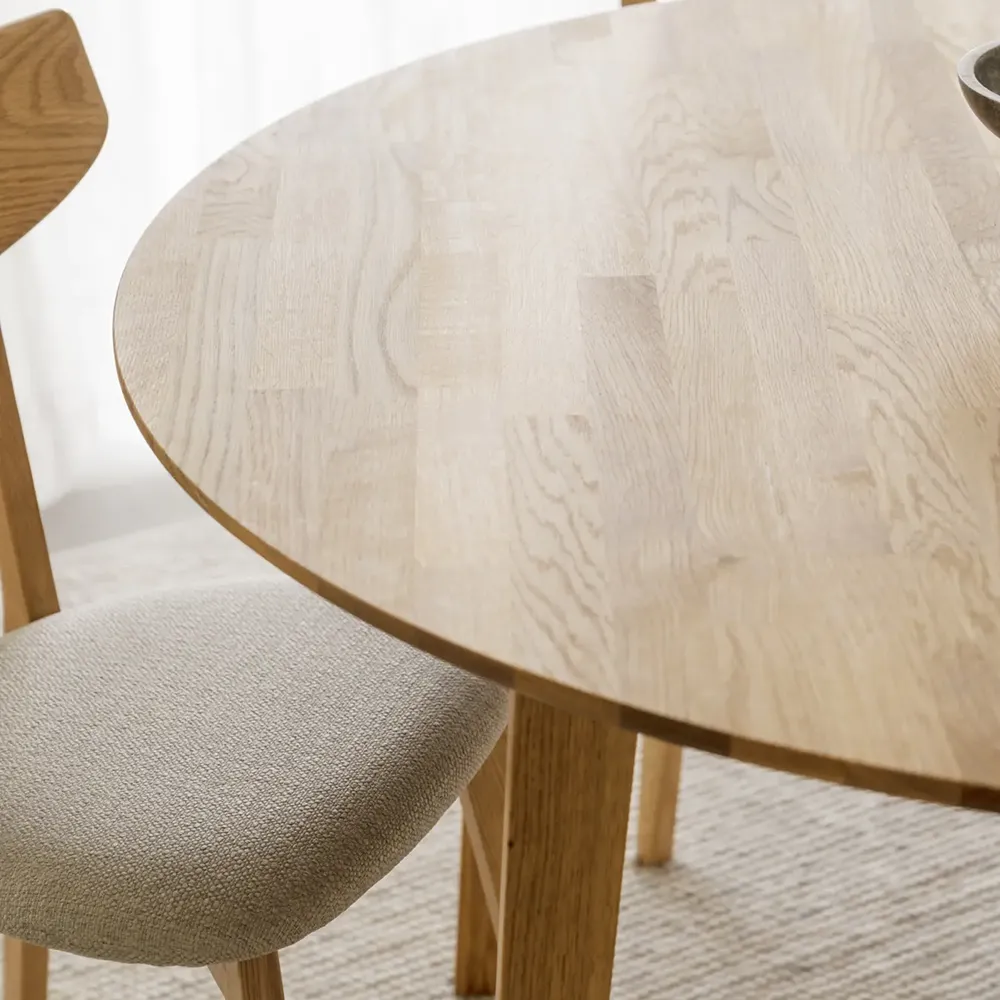 Filippa Esstisch 120-165x120 cm Eiche